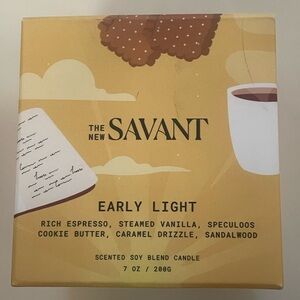 THE NEW SAVANT EARLY LIGHT CANDLE